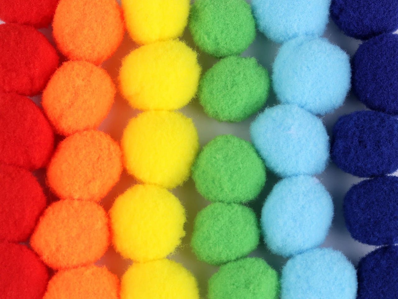 Lot de pompons Ø20 mm | 30 pcs | coloris assortis