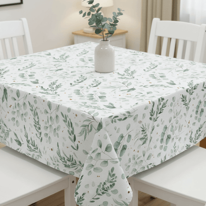 Image du tissu Premium 100 % coton - feuilles d’eucalyptus 115 g/m² – disponible chez Šarlotes audumi