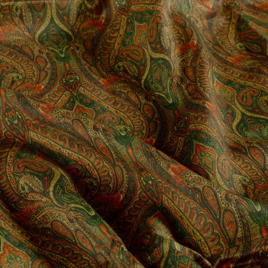 Image of premium 100% cotton fabric, Kashmir pattern – available online at Šarlotes audumi