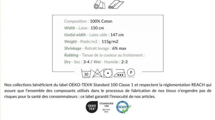 Premium 100% cotton fabric - small apples 115 g/m² (Copy)