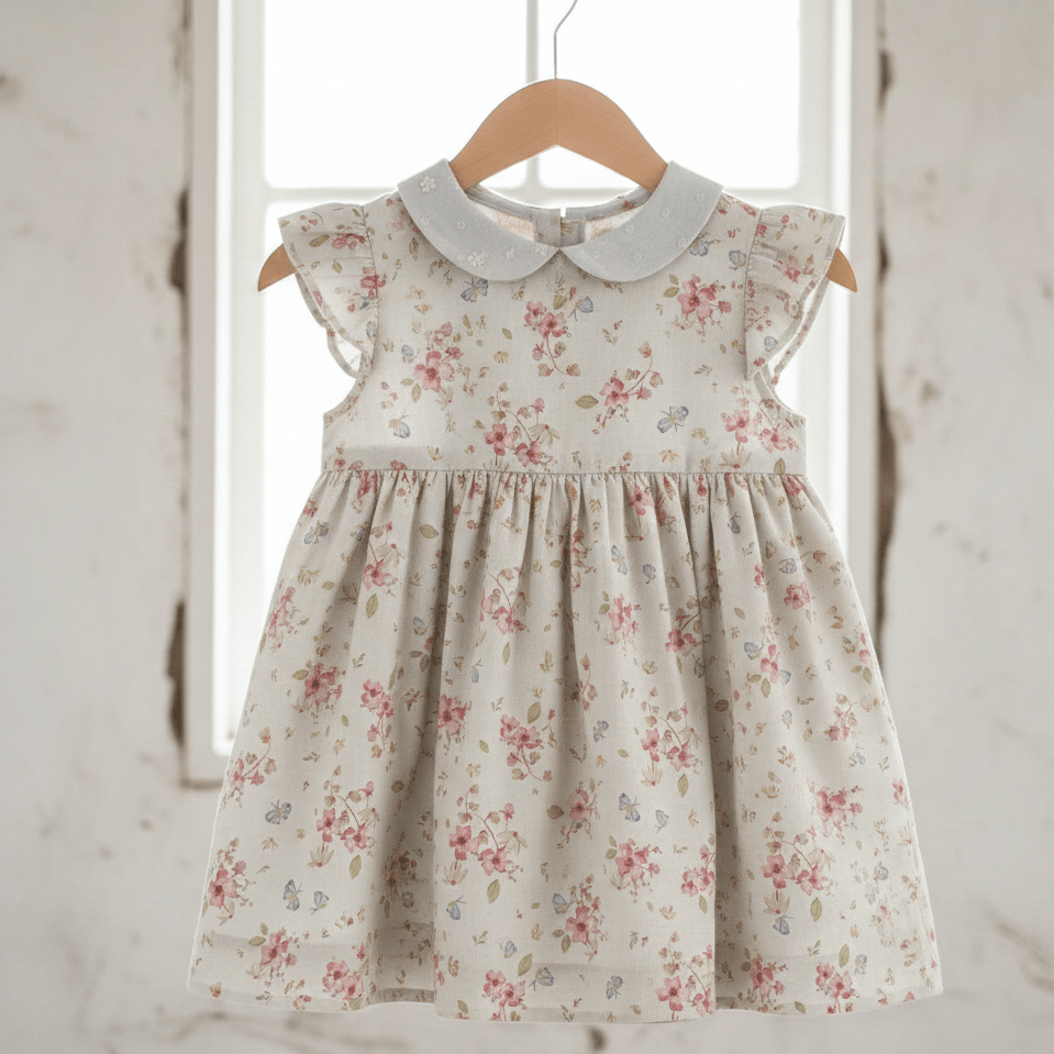 alt
Image en tissu Premium 100 % coton - motif floral romantique de printemps 115 g/m² – disponible chez Šarlotes audumi