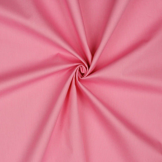 Premium 100% cotton fabric - pink 130 g/m²