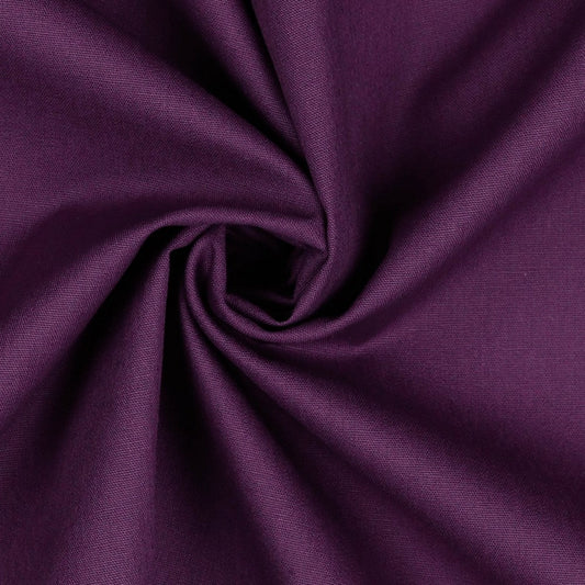 Tissu premium 100 % coton - lilas foncé 125 g/m²