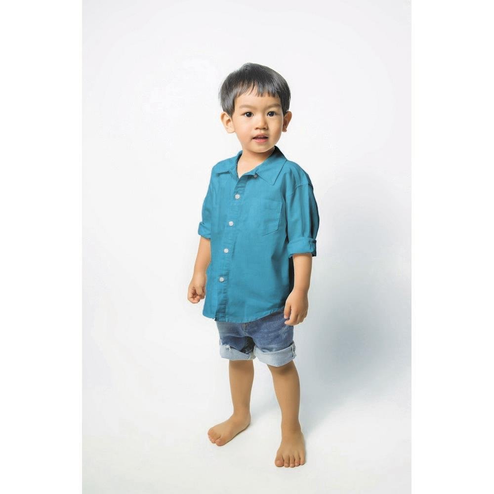 Premium 100% cotton fabric - dark red 130 g/m²