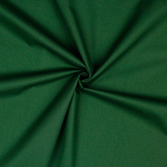 Tissu premium 100 % coton vert foncé 130 g/m²