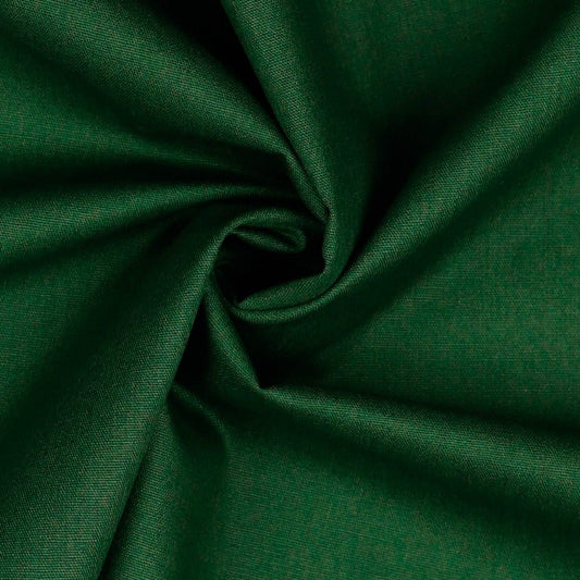 Tissu premium 100 % coton vert foncé 130 g/m²
