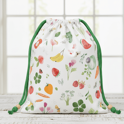Image avec tissu Premium 100 % coton - vitamines 115 g/m² – disponible chez Šarlotes audumi