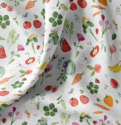 Image du tissu Premium 100 % coton - vitamines 115 g/m² – disponible chez Šarlotes audumi