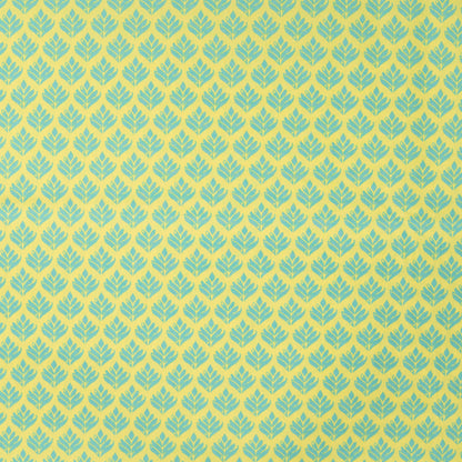 Tissu premium 100 % coton à feuilles vertes – disponible en ligne chez Šarlotes audumi