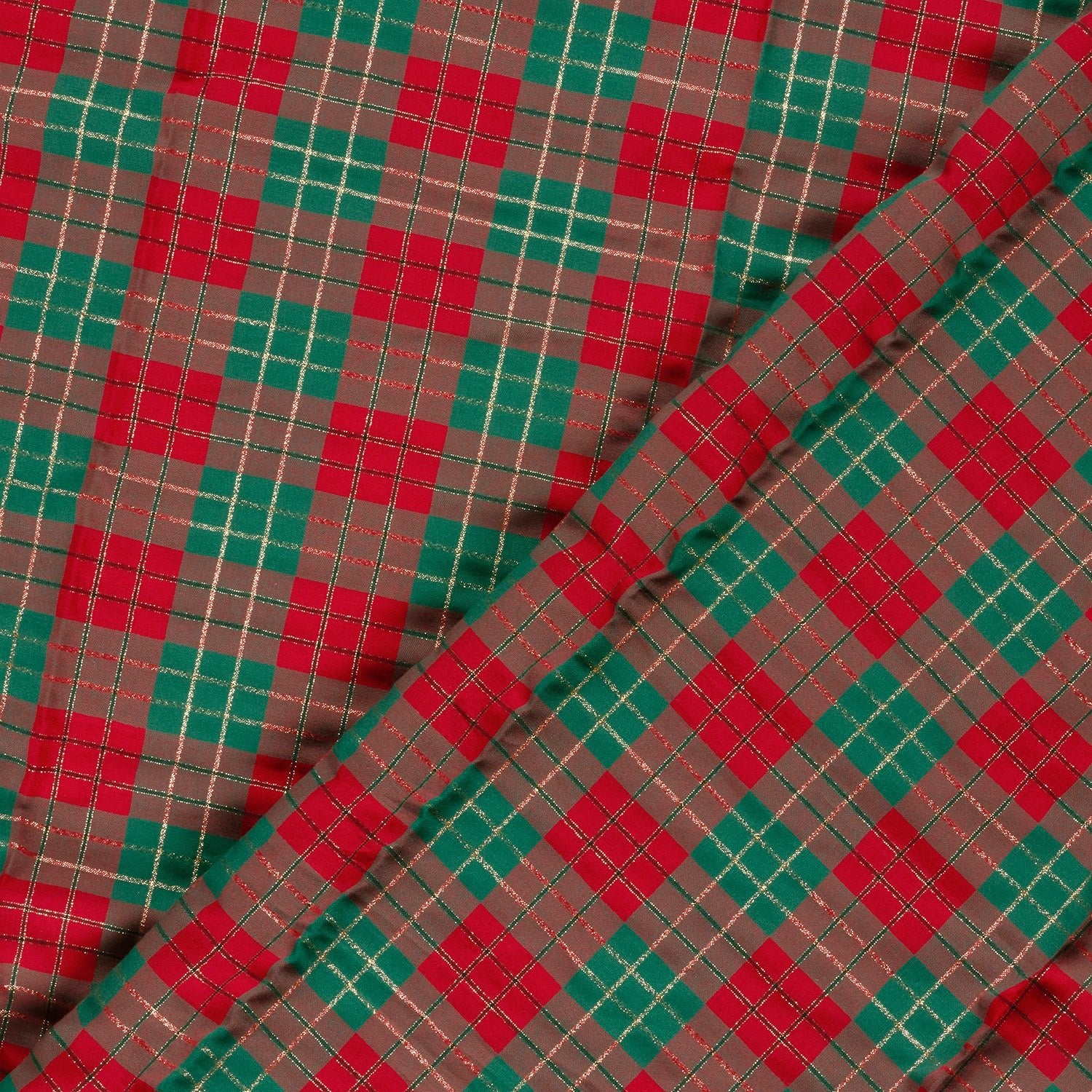 alt
Image de tissu premium 100 % coton à carreaux de Noël, disponible en ligne chez Šarlotes audumi