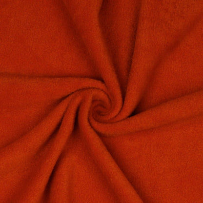Tissu polaire Premium anti-boulochage - rouille 240 g/m²