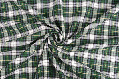 Flanelle premium - à carreaux verts 120 g/m²