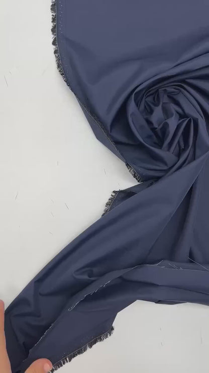Italienischer Polyamid-Seidenstoff-Blau 100 g/m²