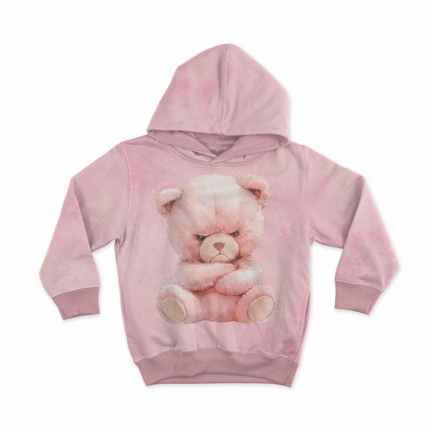 French Terry Paneel-Rosa Muster 250 g/m²