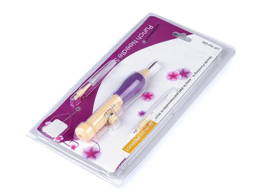 Punch Needle embroidery kit | 3 needles in different sizes | Length 13 cm