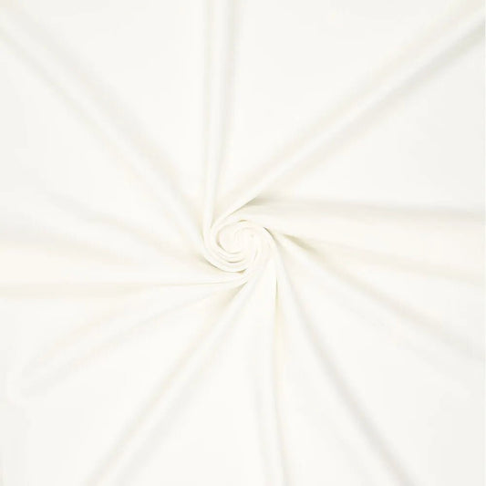 Image of Punta di Roma jersey fabric – white 320 g/m² – available at Šarlotes audumi