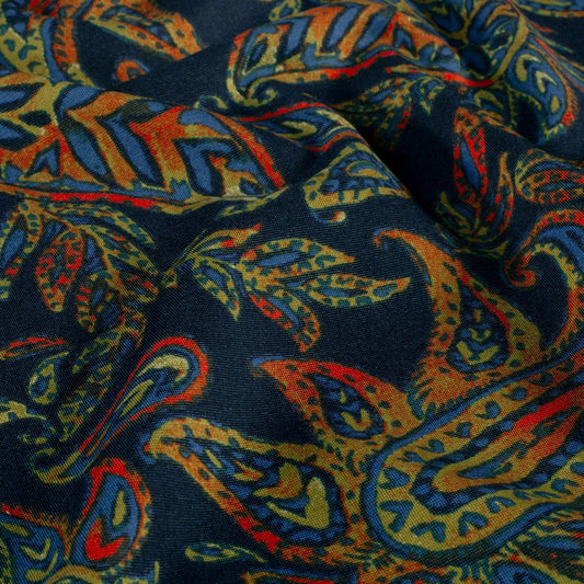 Image of Punto di Roma knit fabric - colorful pattern 275 g/m² – available at Šarlotes audumi
