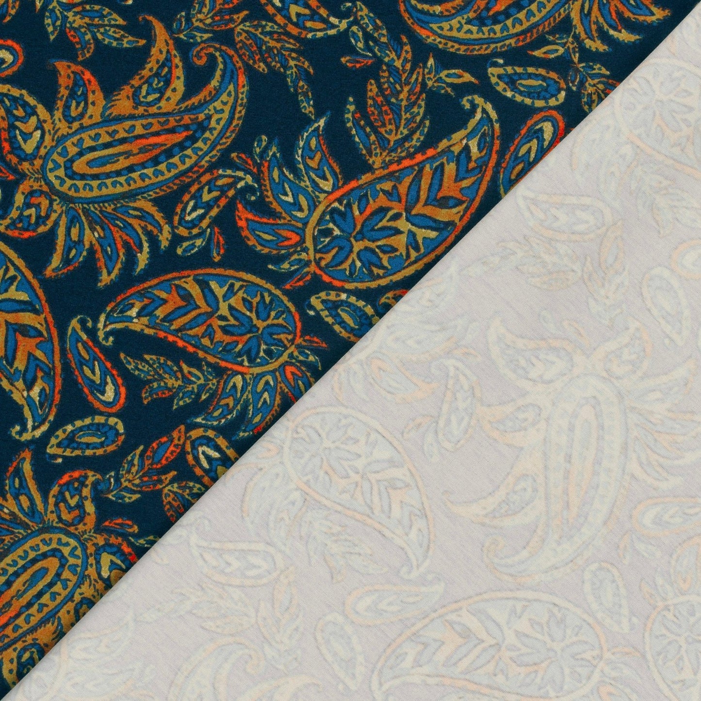 Image avec tissu en maille Punto di Roma, motif coloré 275 g/m² – disponible chez Šarlotes audumi