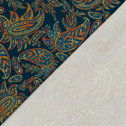 Image avec tissu en maille Punto di Roma, motif coloré 275 g/m² – disponible chez Šarlotes audumi