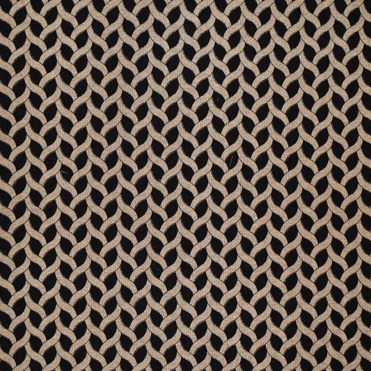 Punto di Roma knit fabric with grey polka dot pattern 240 g/m² – available at Šarlotes audumi