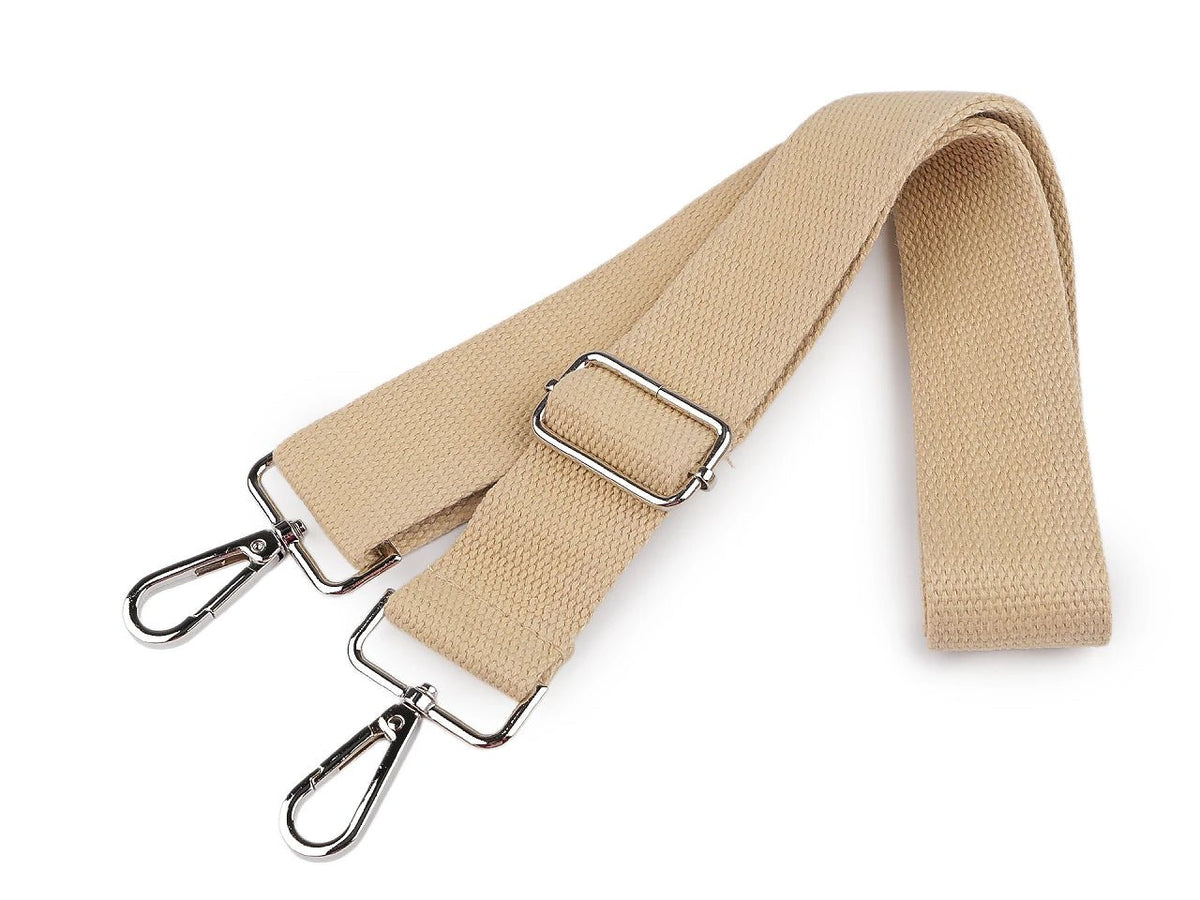 Sangle de sac réglable avec mousquetons – disponible en ligne chez Šarlotes audumi