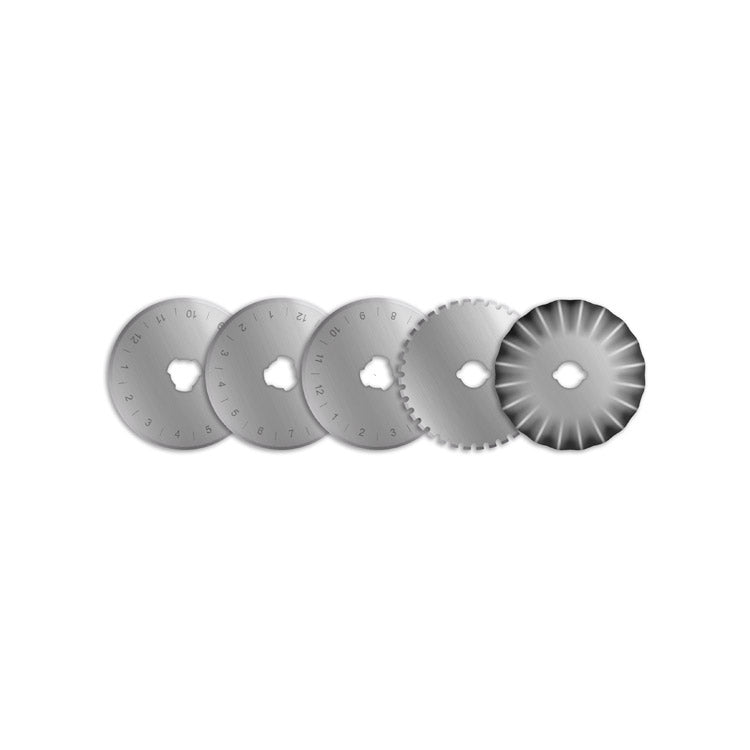 Spare blades for the TEXI 45 mm rotary disc knife - 5 pcs