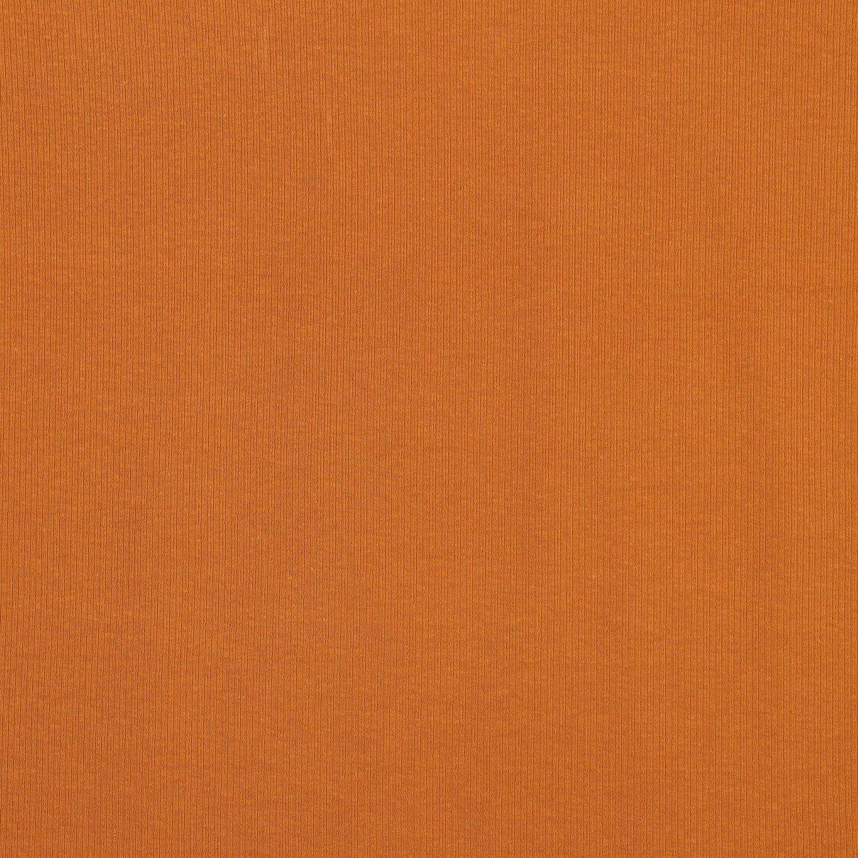 ribbed cotton jersey (RIB JERSEY) - cognac 240 g/m²
