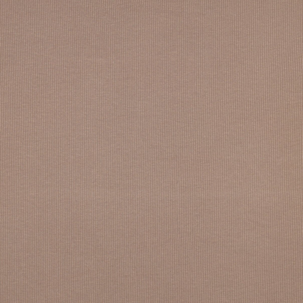 Jersey de coton côtelé (RIB JERSEY) - gris brun 240 g/m²