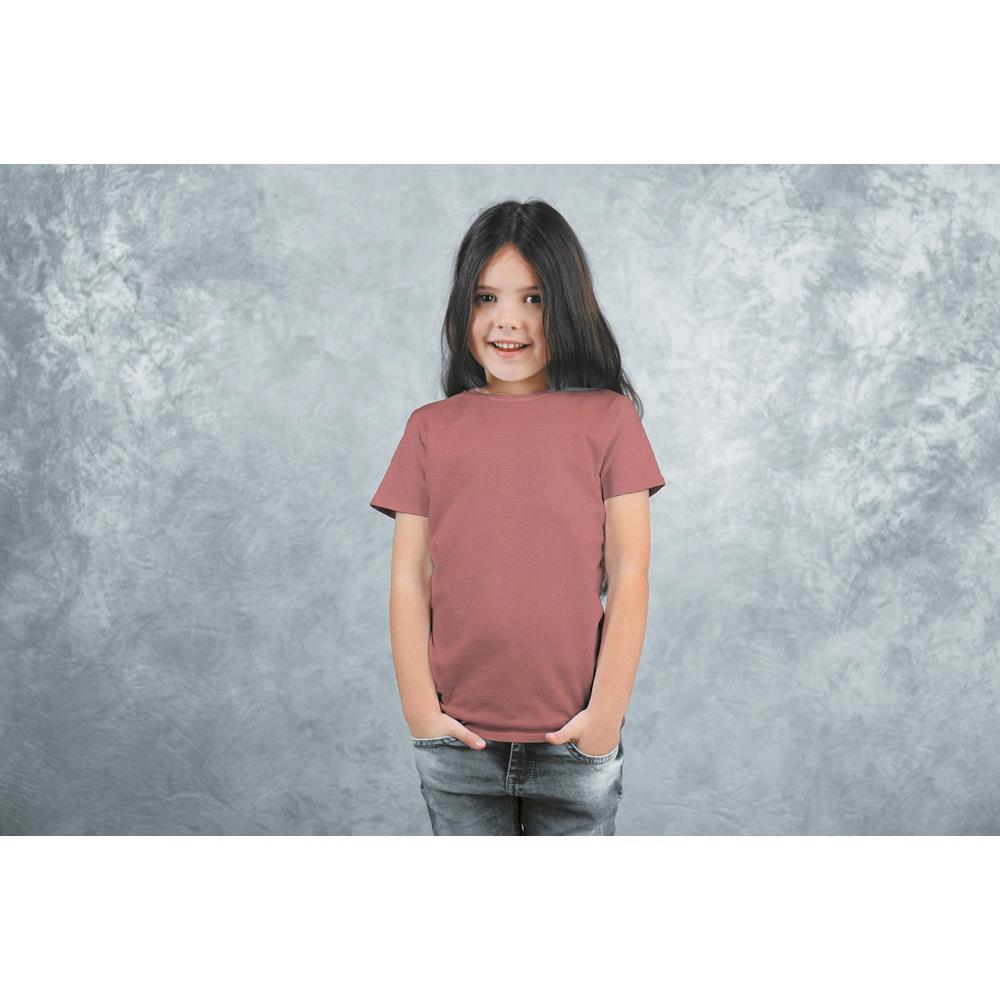Ribbed cotton jersey (RIB JERSEY) - rose tone 240 g/m²
