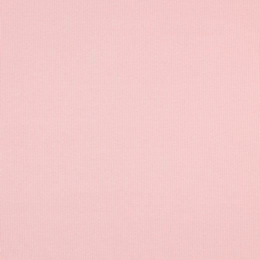 Ribbed cotton jersey (RIB JERSEY) - rose shade 240 g/m²