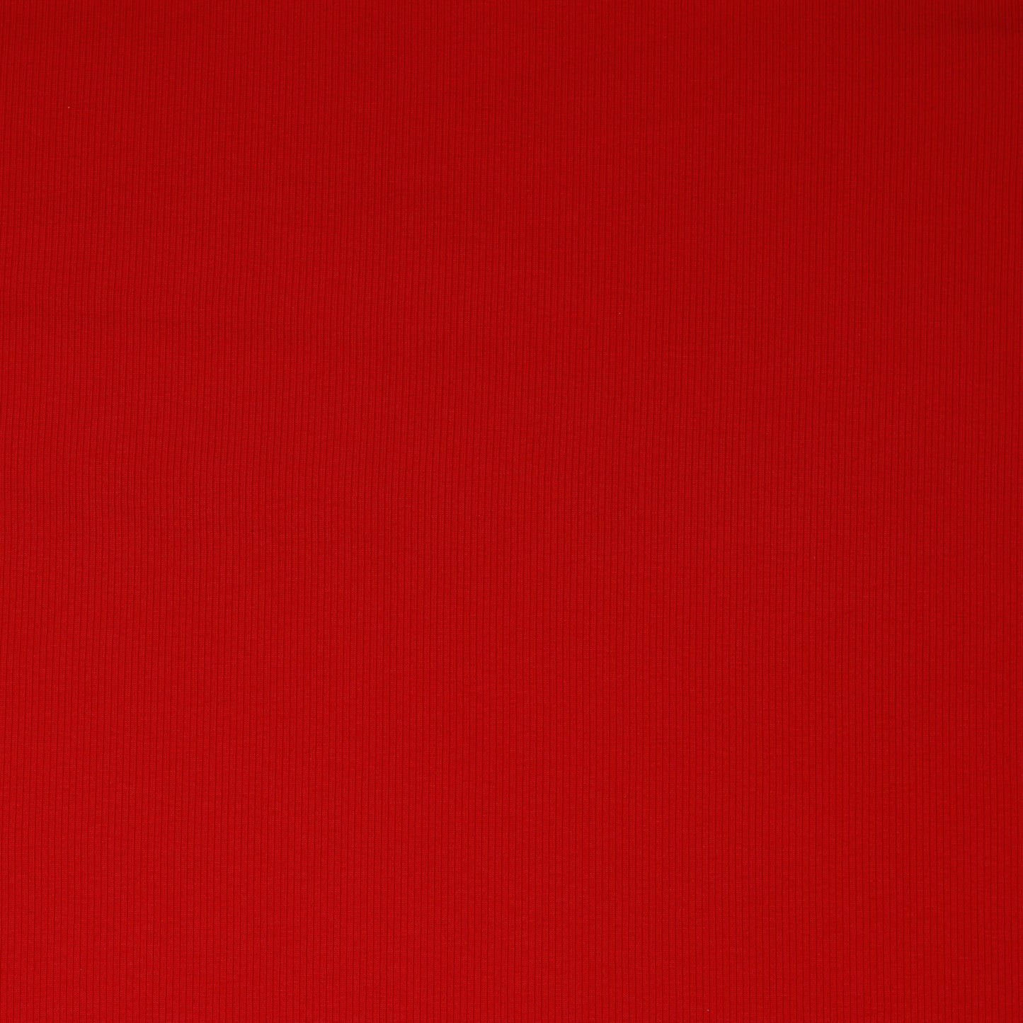 Ribbed cotton jersey (RIB JERSEY) - red 240 g/m²