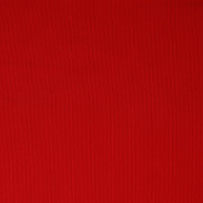 Ribbed cotton jersey (RIB JERSEY) - red 240 g/m²