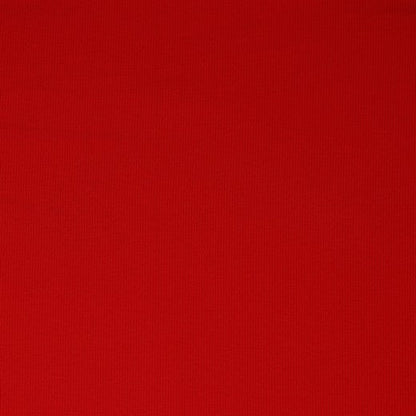 Ribbed cotton jersey (RIB JERSEY) - red 240 g/m²