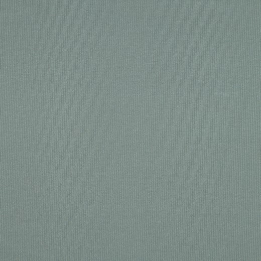 Ribbed cotton jersey (RIB JERSEY) - dark mint green 240 g/m²