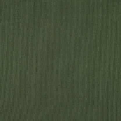 Ribbed cotton jersey (RIB JERSEY) - dark green 240 g/m²