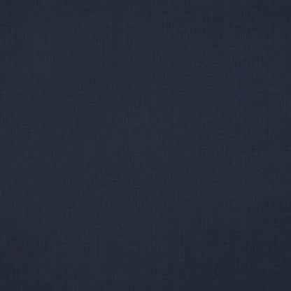 Rievotā kokvilnas trikotāža (RIB JERSEY) - tumši zila 240 g/m²