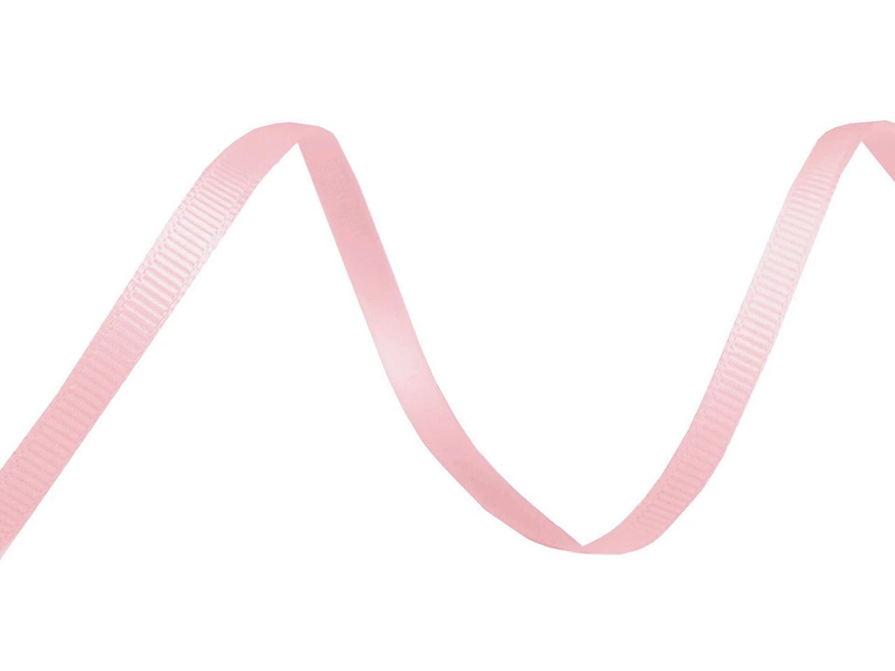 Ruban gros-grain 5 mm - rose pâle (rouleau de 30 m)