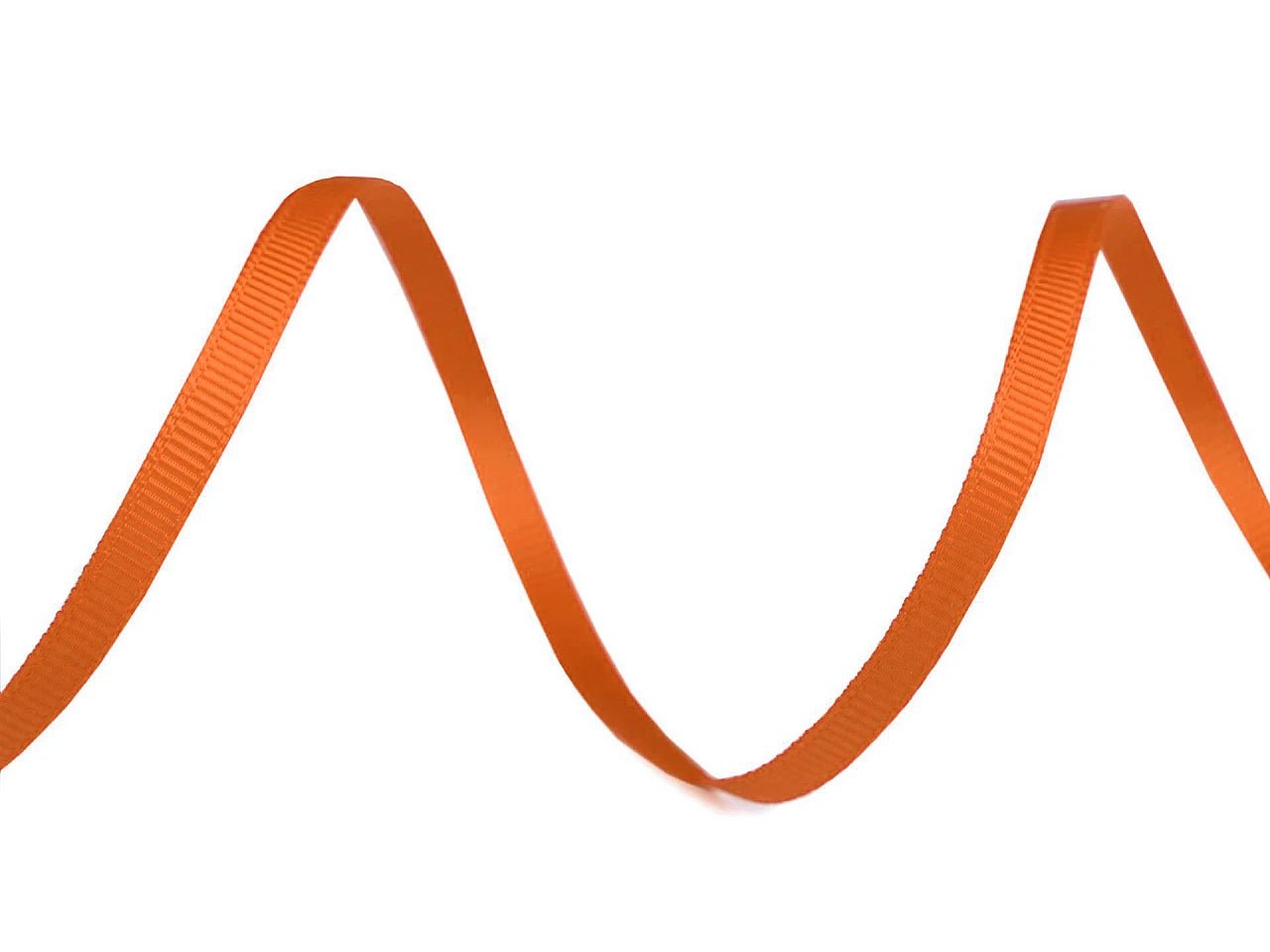 5 mm grosgrain ribbon - orange (30 m roll)