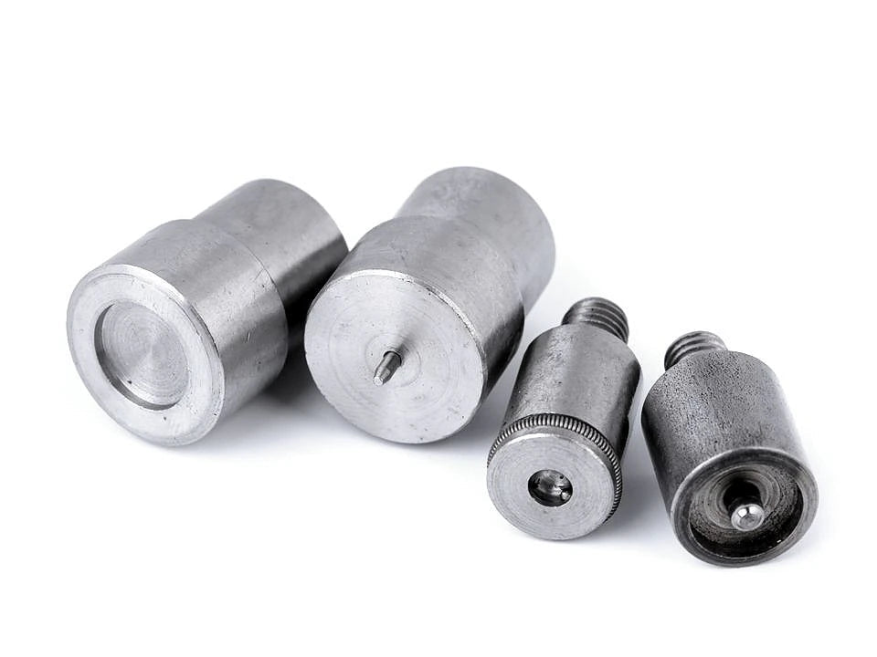 Hand press die set for metal snap buttons Ø10 / 12 / 15 mm