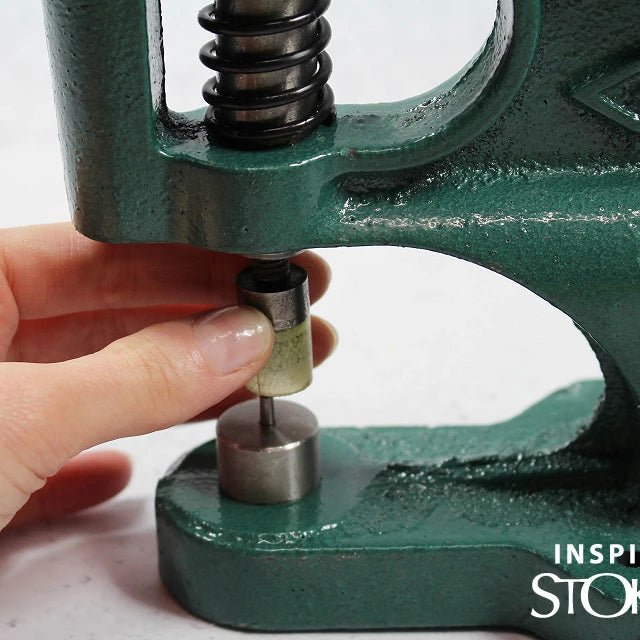 Hand press die set for metal snap buttons Ø10 / 12 / 15 mm