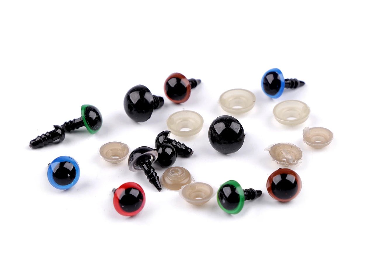 Image de kit d’yeux pour jouets DIY (264 pièces) – disponible chez Šarlotes audumi