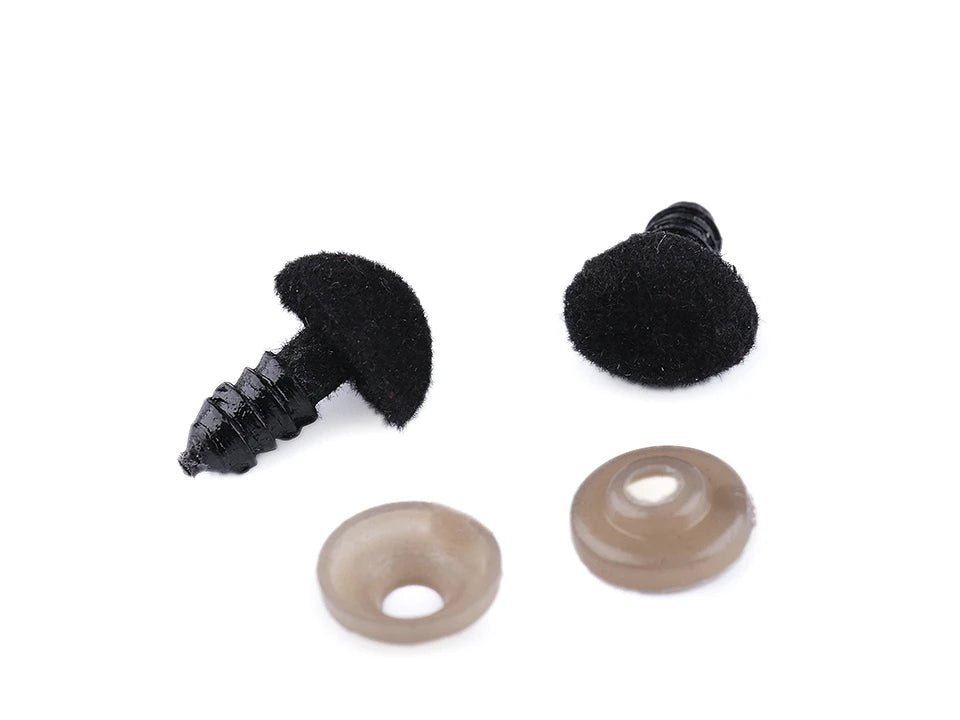 Toy nose 10x12 mm-black (5 pcs per pack)