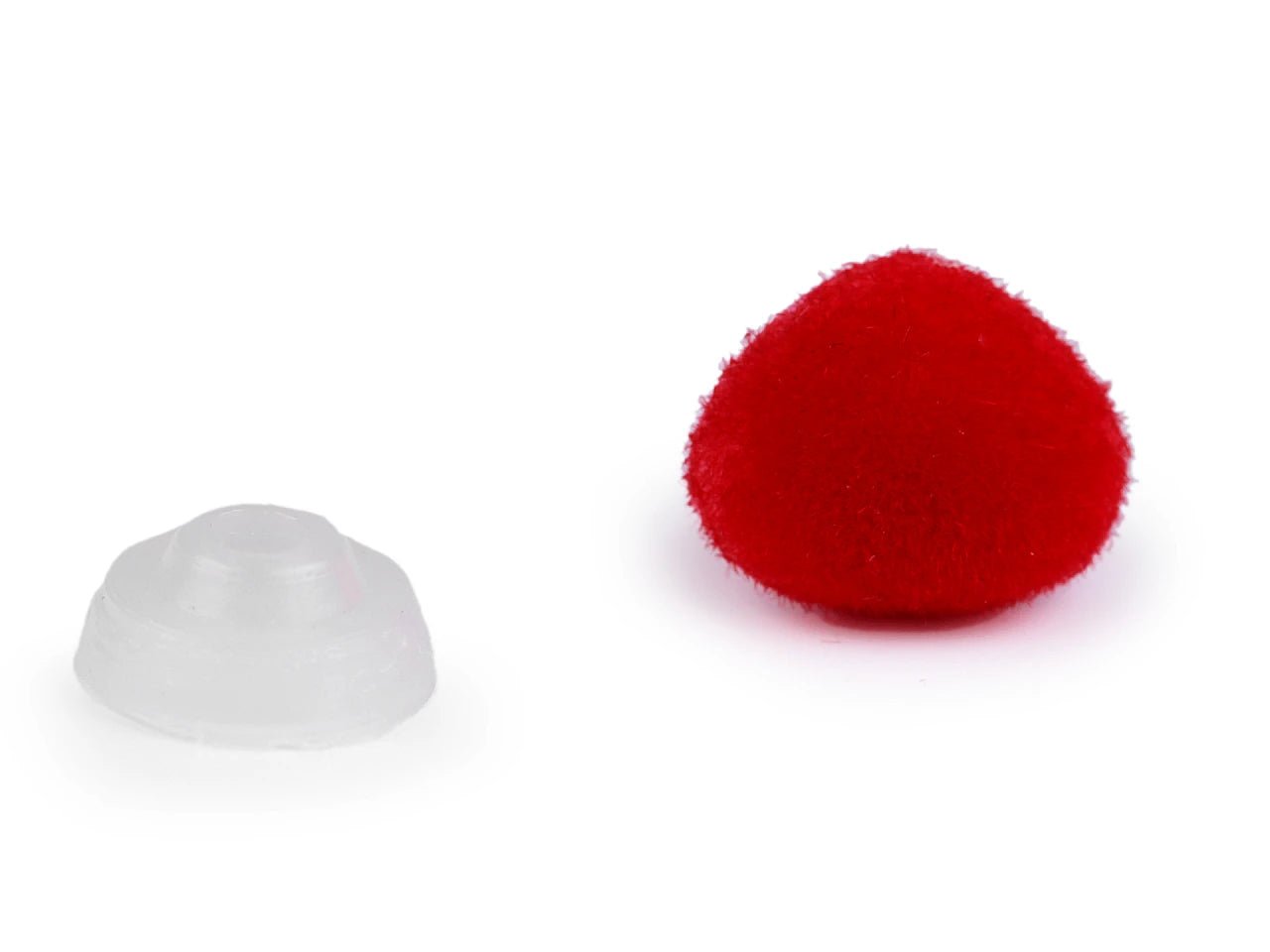 Toy nose 10x12 mm red (pack of 5 pcs)