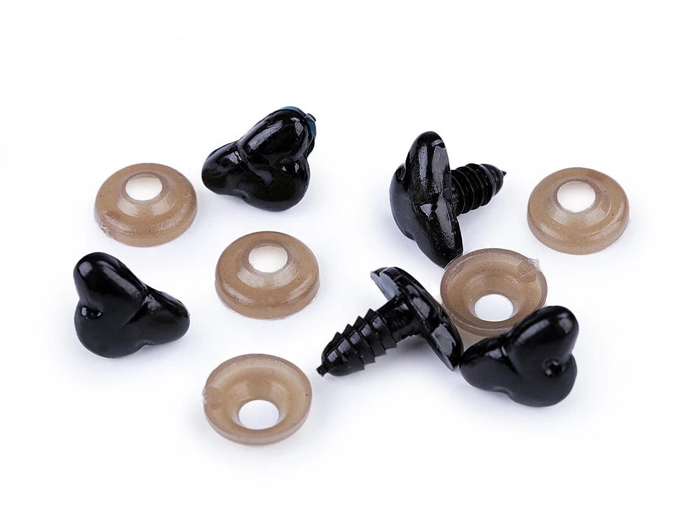 Toy nose 11x17 mm-black (pack of 5)