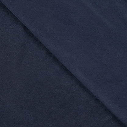 Suede knit fabric - dark blue