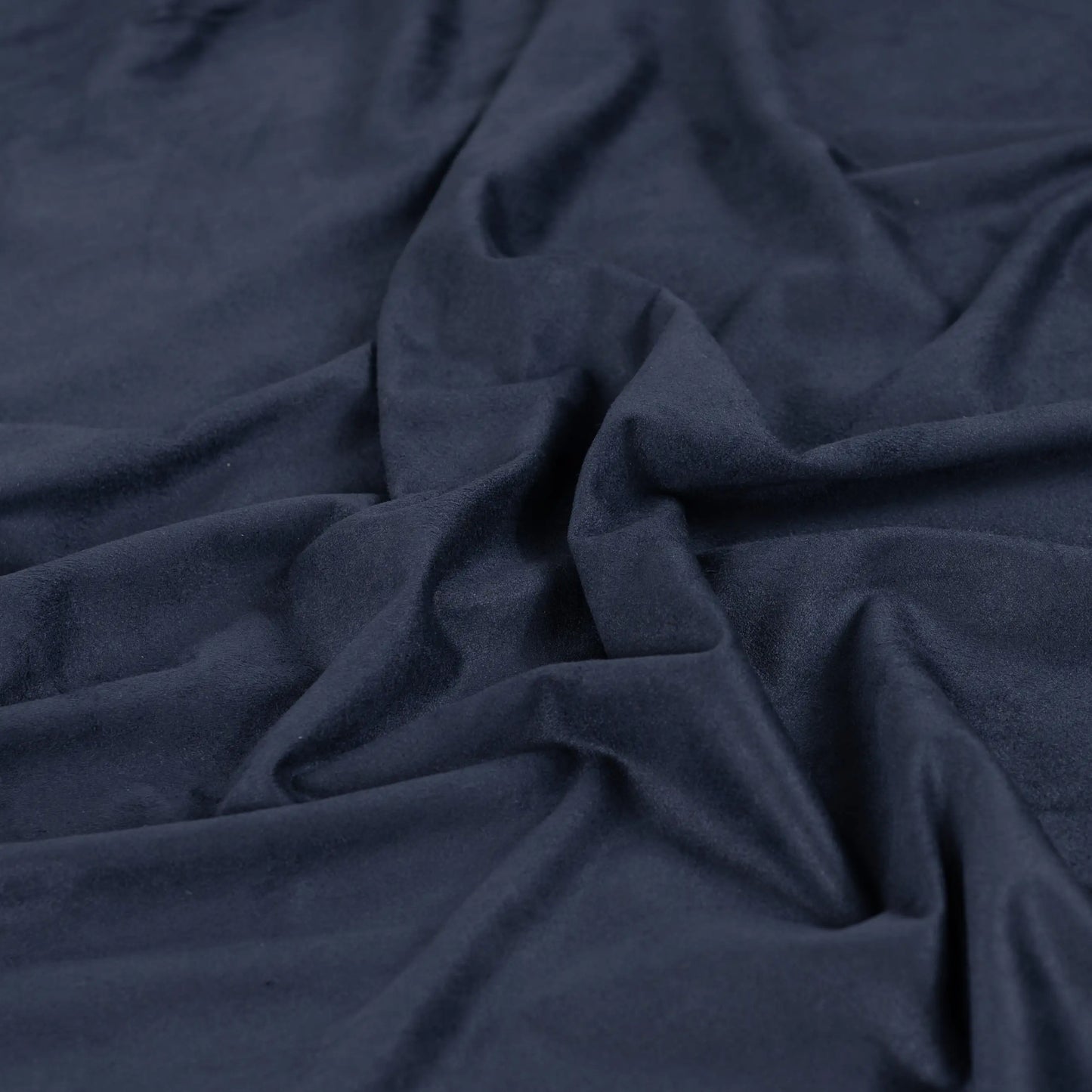 Suede knit fabric - dark blue