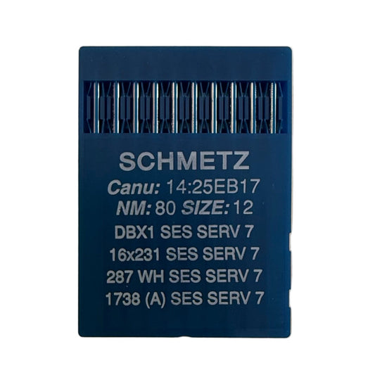 Image of SCHMETZ DBx1 (1738) SES SERV 7 industrial sewing machine needles for knitwear and sportswear - 10 pcs. – available at Šarlotes audumi