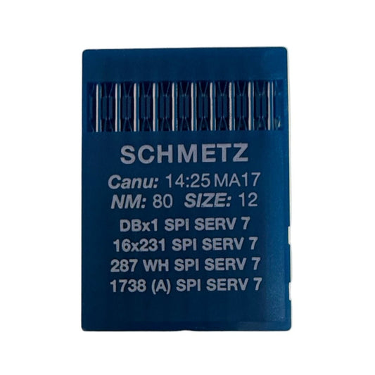 Image of SCHMETZ DBx1 (1738) SPI SERV 7 industrial sewing machine needles for heavy and fine fabrics - 10 pcs. – available at Šarlotes audumi