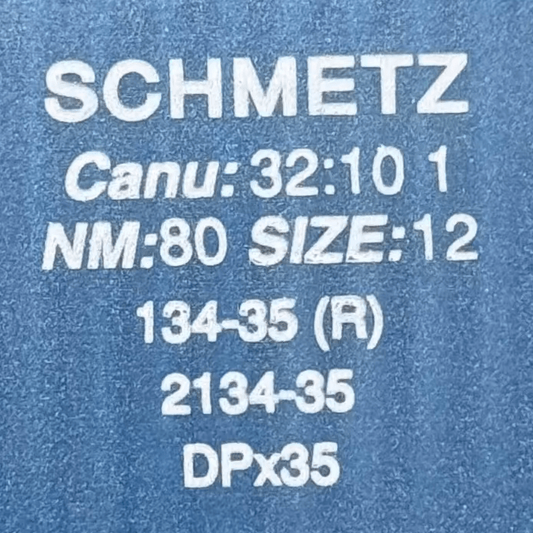 DPx35, 134-35 R — Aiguilles universelles pour machines à coudre industrielles SCHMETZ, 10 pièces.