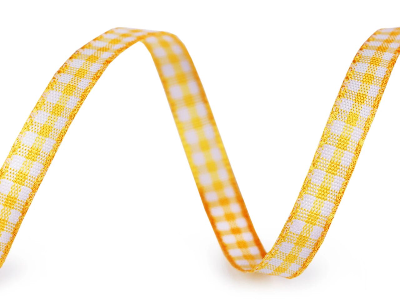 Checkered decorative ribbon | 6 mm 20 m pack | assorted shades – available at Šarlotes audumi
